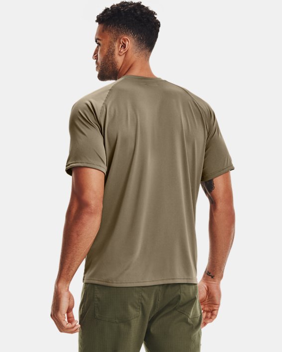 Men's UA Tactical Tech™ Short Sleeve T-Shirt in Brown image number 1
